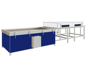 Мембранно-вакуумный пресс DELTAMACINERY KDM-3000 ОТК с откатным термомодулем